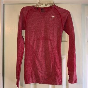 Long sleeve seamless gymshark shirt